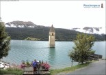 Archiv Foto Webcam Versunkener Turm im Reschensee 13:00