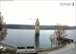 Archived image Webcam The Church Tower in the Lake Resia 11:00