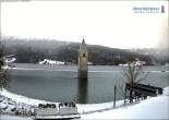 Archived image Webcam The Church Tower in the Lake Resia 07:00
