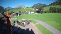 Archived image Webcam Schoppernau: View from Hotel Schrannen-Hof 09:00