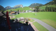 Archived image Webcam Schoppernau: View from Hotel Schrannen-Hof 09:00