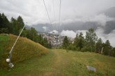 Archiv Foto Webcam Dorf Grächen - Talabfahrt 07:00
