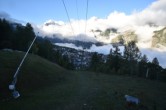 Archiv Foto Webcam Dorf Grächen - Talabfahrt 07:00