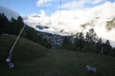 Archiv Foto Webcam Dorf Grächen - Talabfahrt 08:00