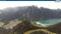 Archiv Foto Webcam Rofan - Panoramablick auf Achensee und Maurach 19:00