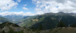 Archiv Foto Webcam Grächen: Ausblick Furggen 13:00