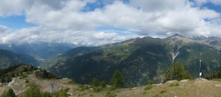 Archiv Foto Webcam Grächen: Ausblick Furggen 15:00