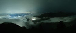 Archiv Foto Webcam Grächen: Ausblick Furggen 23:00