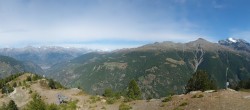 Archiv Foto Webcam Grächen: Ausblick Furggen 13:00
