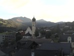 Archiv Foto Webcam Disentis Kirche 17:00