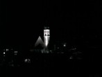Archiv Foto Webcam Disentis Kirche 19:00