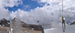 Archiv Foto Webcam Crans Montana: Bergstation Plaine Morte 13:00