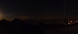 Archiv Foto Webcam Crans Montana: Bergstation Plaine Morte 23:00
