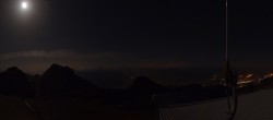 Archiv Foto Webcam Crans Montana: Bergstation Plaine Morte 01:00