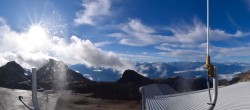 Archiv Foto Webcam Crans Montana: Bergstation Plaine Morte 08:00