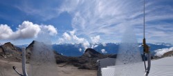 Archiv Foto Webcam Crans Montana: Bergstation Plaine Morte 11:00