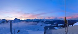 Archiv Foto Webcam Crans Montana: Bergstation Plaine Morte 06:00