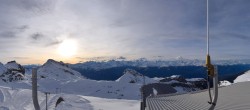 Archiv Foto Webcam Crans Montana: Bergstation Plaine Morte 07:00