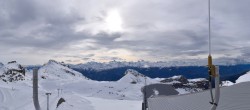 Archiv Foto Webcam Crans Montana: Bergstation Plaine Morte 09:00