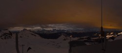 Archiv Foto Webcam Crans Montana: Bergstation Plaine Morte 17:00