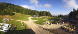 Archiv Foto Webcam Paganella: Talstation Meriz - Selletta 08:00