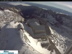 Archived image Webcam Mountain Hut at Säntis 07:00