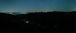 Archiv Foto Webcam Riesneralm: Panorama Skigebiet und Skihütte Hochsitz 01:00