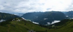 Archiv Foto Webcam Riesneralm: Panorama Skigebiet und Skihütte Hochsitz 07:00