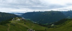Archiv Foto Webcam Riesneralm: Panorama Skigebiet und Skihütte Hochsitz 09:00
