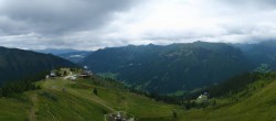 Archiv Foto Webcam Riesneralm: Panorama Skigebiet und Skihütte Hochsitz 11:00