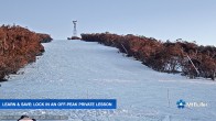 Archiv Foto Webcam Mt Buller: Burnt Hut Spur 17:00