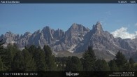 Archived image Webcam "Pale di San Martino", Alpe di Lusia Moena 13:00