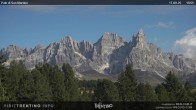 Archived image Webcam "Pale di San Martino", Alpe di Lusia Moena 15:00