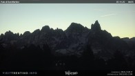Archived image Webcam "Pale di San Martino", Alpe di Lusia Moena 06:00