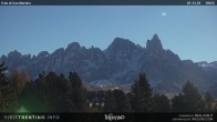 Archived image Webcam "Pale di San Martino", Alpe di Lusia Moena 09:00