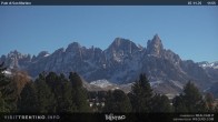 Archived image Webcam "Pale di San Martino", Alpe di Lusia Moena 11:00