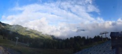 Archiv Foto Webcam La Tania: Bergrestaurant Bouc Blanc 08:00