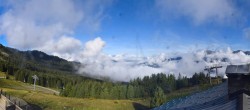 Archiv Foto Webcam La Tania: Bergrestaurant Bouc Blanc 09:00