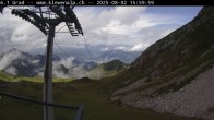 Archiv Foto Webcam Bergstation Klewenalp 15:00