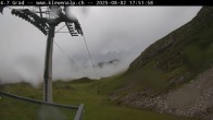 Archiv Foto Webcam Bergstation Klewenalp 17:00
