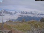 Archiv Foto Webcam Sessellift Index bei Flégère 17:00