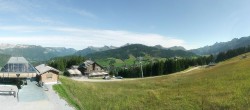 Archived image Webcam Shaper Snowpark of La Clusaz 09:00
