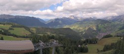 Archived image Webcam Upper station of the Beauregard mountain railway 13:00