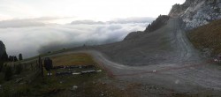 Archiv Foto Webcam Peisey Vallandry - Bergstation Sessellift Clocheret 06:00