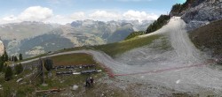 Archiv Foto Webcam Peisey Vallandry - Bergstation Sessellift Clocheret 13:00
