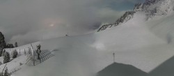 Archiv Foto Webcam Peisey Vallandry - Bergstation Sessellift Clocheret 01:00