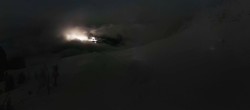 Archiv Foto Webcam Peisey Vallandry - Bergstation Sessellift Clocheret 03:00