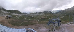 Archiv Foto Webcam Les Arcs - Bergstation Sessellift Arcabulle 13:00