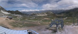 Archiv Foto Webcam Les Arcs - Bergstation Sessellift Arcabulle 11:00