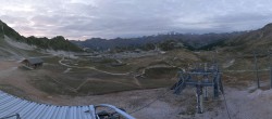 Archiv Foto Webcam Les Arcs - Bergstation Sessellift Arcabulle 19:00